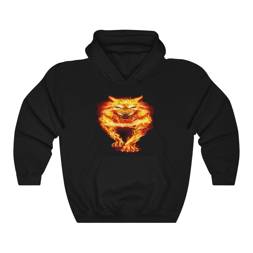 Wolf Hoodie for Woman with Fire and Passion (USA)