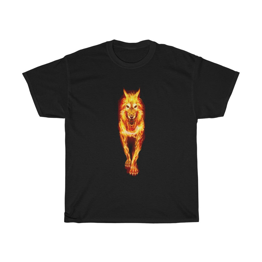 Wolf T-Shirt for a Woman of Fire and Passion (USA)