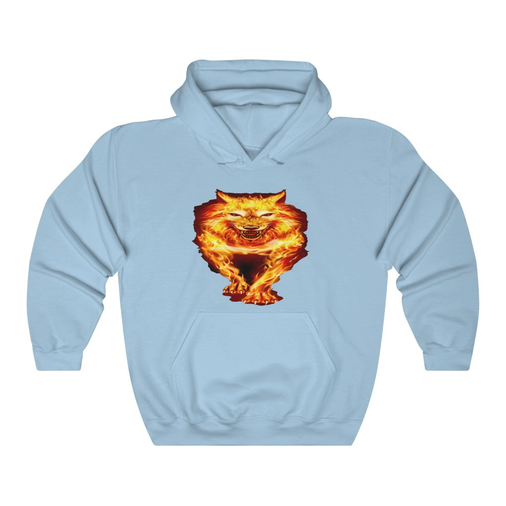 Wolf Hoodie for Woman with Fire and Passion (USA)